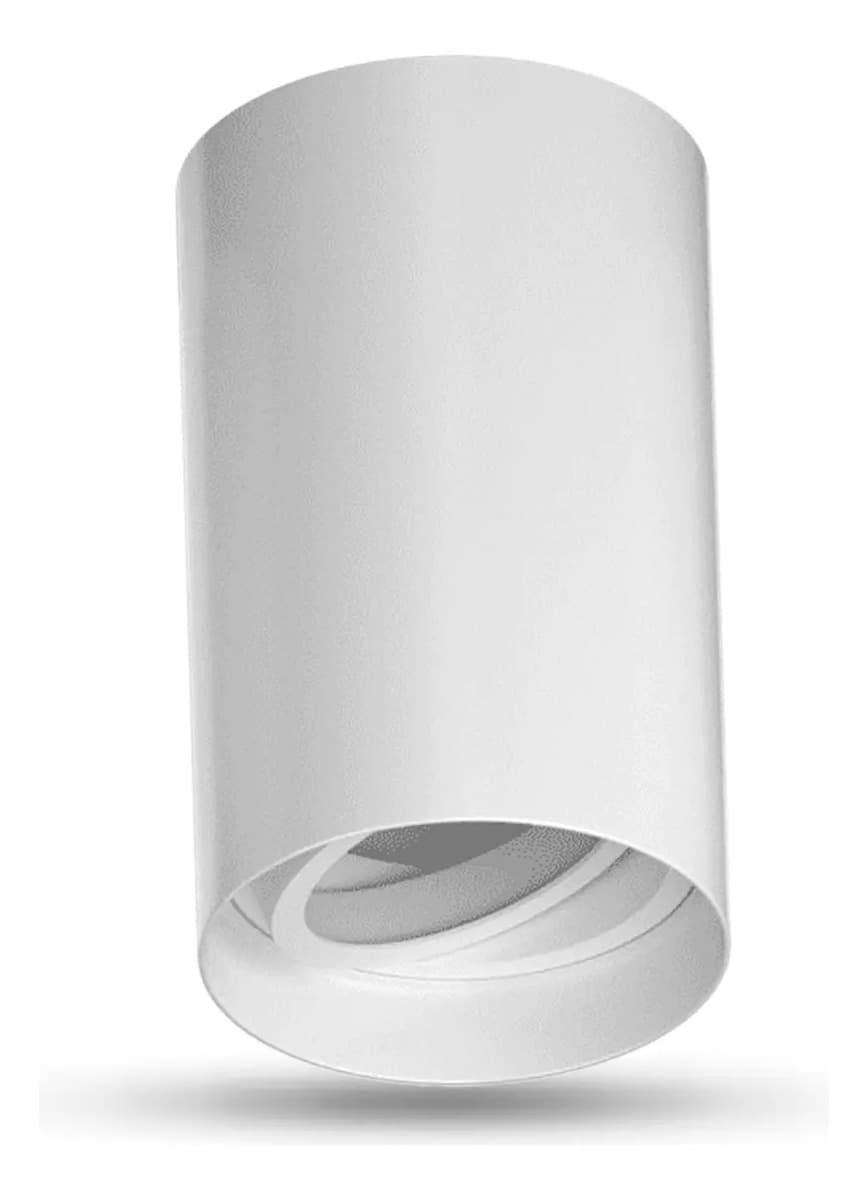 Spot Sobrepor Redondo Para Dicroica MR16 GU10 Bivolt - Galaxy LED Branco