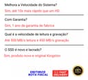 SSD Interno Kingston A400 480GB SATA III 2,5" - Até 500MB/s de Leitura