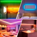 Kit 2 Fitas LED 3D RGB 5m + Central e Controladora 328 Efeitos - 12V