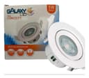 Kit 10 Spots Embutir Redondo Direcionável LED 5W 3000K Bivolt - Branco