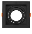 Spot Embutir Recuado Quadrado GU10/MR16 Preto Nordecor Loyo