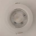 Kit 10 Spots Embutir Redondo Direcionável LED 5W 3000K Bivolt - Branco
