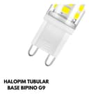 Kit 2 Lâmpadas LED G9 Halopin 10W 2400K Bivolt - Top Light
