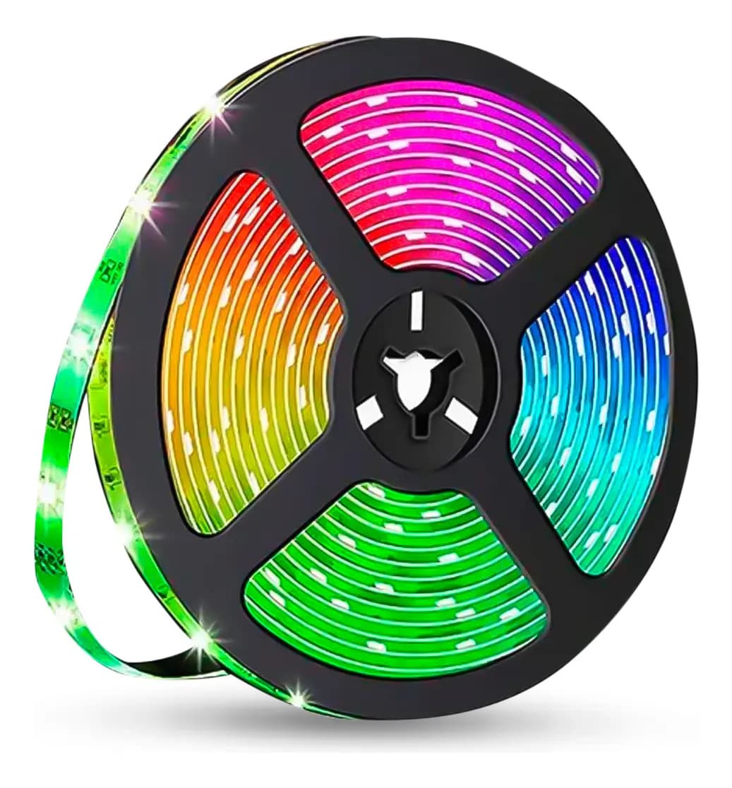 Kit 3 Fitas LED 3D RGB 5m 133 Efeitos Com Central e Controladora 12V