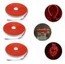 Kit 3 Fitas LED Neon Vermelho 120 LEDs/metro 5m IP65 12V - Mayler