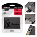 SSD Interno Kingston A400 480GB SATA III 2,5" - Até 500MB/s de Leitura