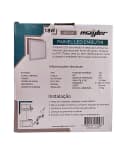 Kit 4 Painéis LED Embutir Quadrado 18W 4000K Neutro Mayler