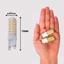 Kit 2 Lâmpadas LED G9 Halopin 10W 2400K Bivolt - Top Light