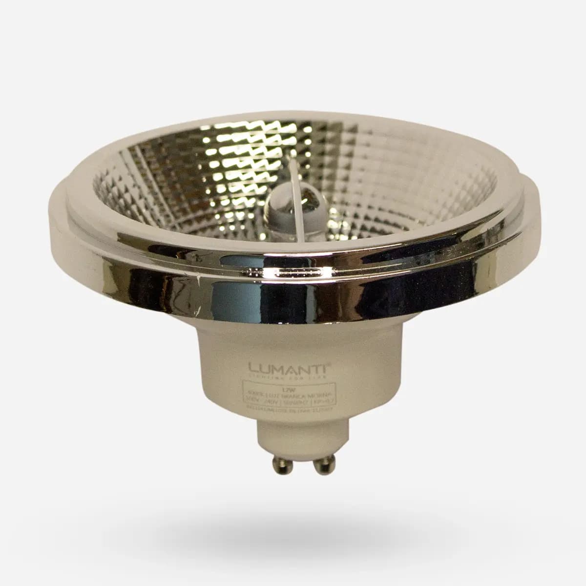 Lâmpada AR111 LED 12W 4000K Branco Neutro - Lumanti 1050lm