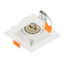 Kit 5 Spots MR11 GU10 Branco Apollo + 5 Lâmpadas MR11