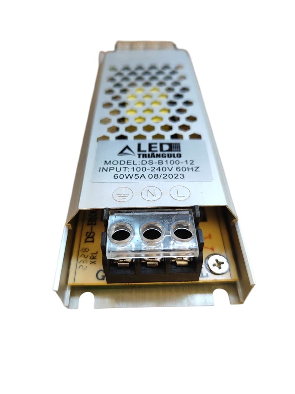 Kit 5 Fonte Driver Slim 12V 5A 60W Bivolt P/Fita LED  e CFTV