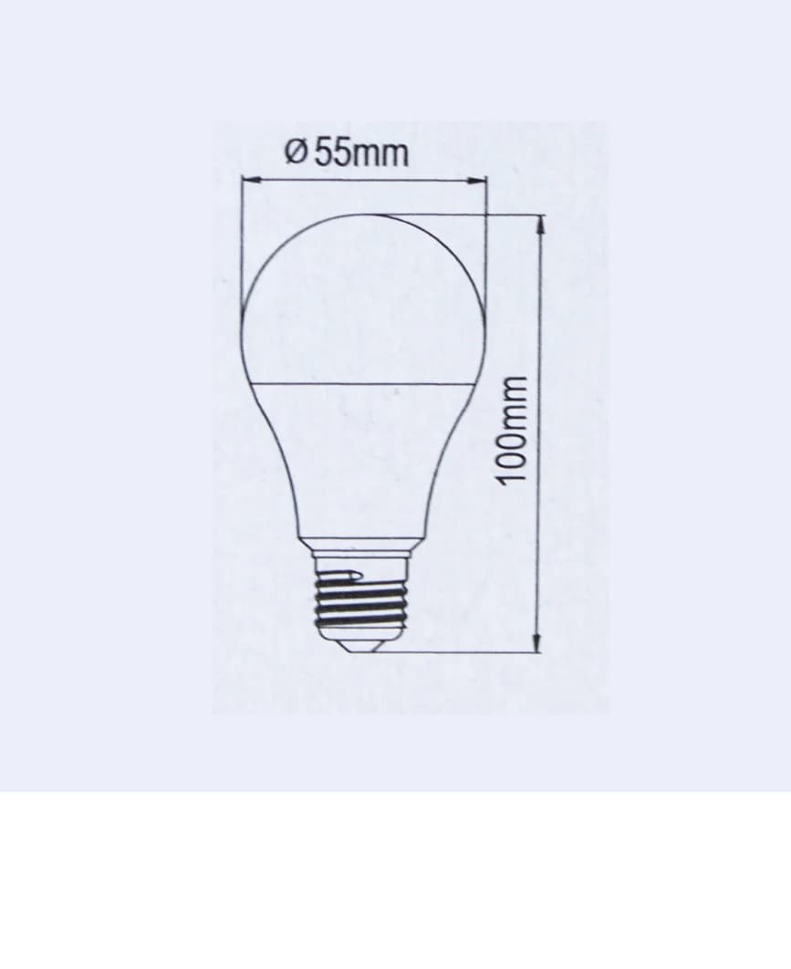 Lampada Led Galaxy Bulbo 4,8w 6500k Cor da luz Branco-frio