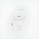 Lâmpada Led Ar70 4,8w 24° Gu10 6500k 300 Lumens - Galaxy Led