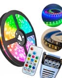 5 M Fita Rgb 4d Black Smart Wifi + Fonte Slim 10a 12v