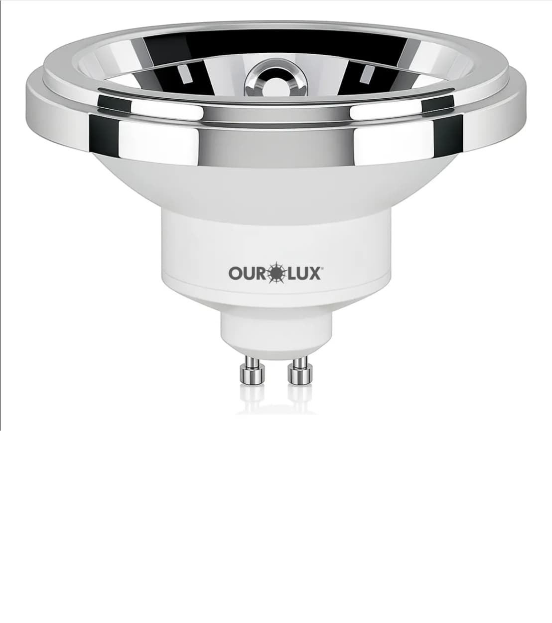 Lâmpada LED AR111 11W GU10 Bivolt 6500K Branco Frio –Ourolux