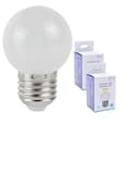 Kit 10 Lâmpada Led Bolinha G45 4w E27 3000k Branco Quente