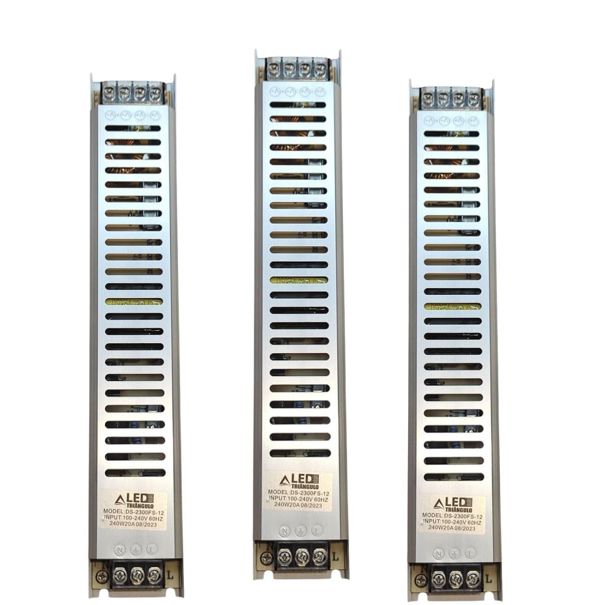 Kit 3 Fonte Chaveada Slim 20a 240w 12v   Led/cftv