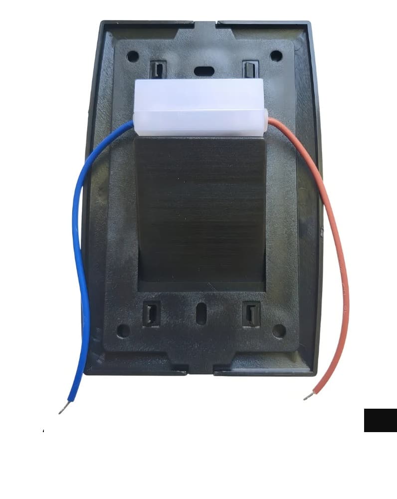 Balizador LED 2W 4x2 Preto 3000K Embutir