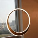 Pendente Celestial LED 46W 3000K Dourado 40cm