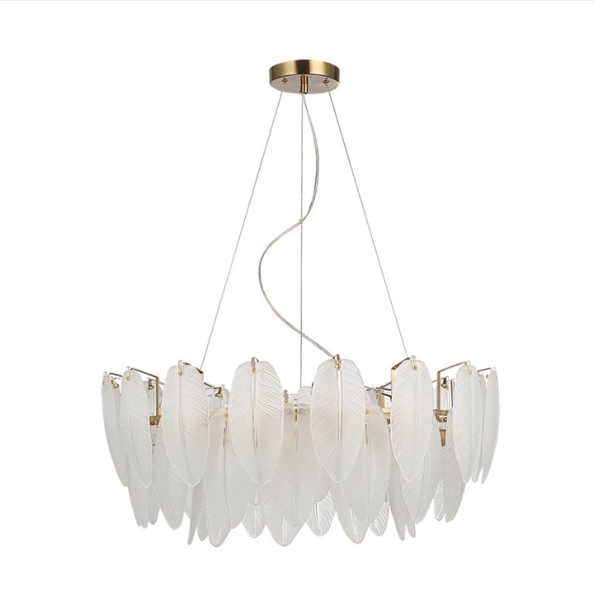 Lustre Pendente Blumenau Naiá E14 Bivolt Dourado