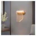 Arandela LED Acrílica 3 em 1 Ala-003B Dourada Bivolt 5W