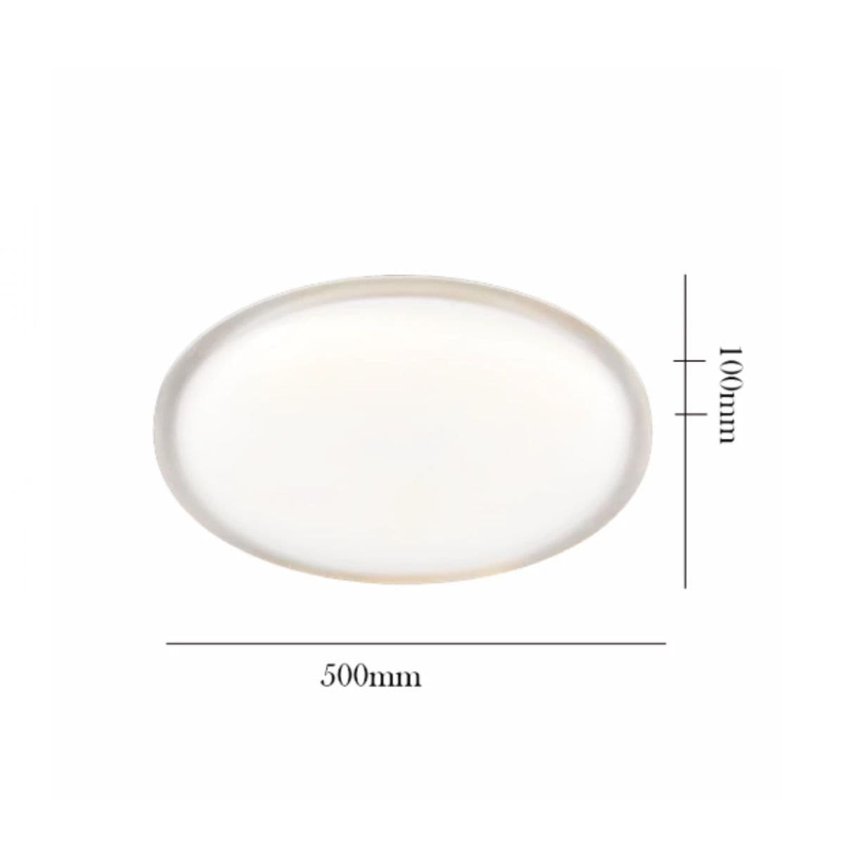 Plafon Smart 3 em 1 52W Sobrepor Halo Opal c/ Controle