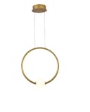 LPL-001D - PENDENTE Ø33CM DOURADO Led 20w 4000k - NITROLUX