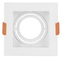 Kit Spot 5 De Emb Rec Nordecor Branco + Lâmpadas MR16 GU10