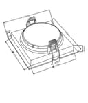 Kit 5 Spot de Embutir Loyo Nordecor E27 Preto+Lâmpadas PAR20