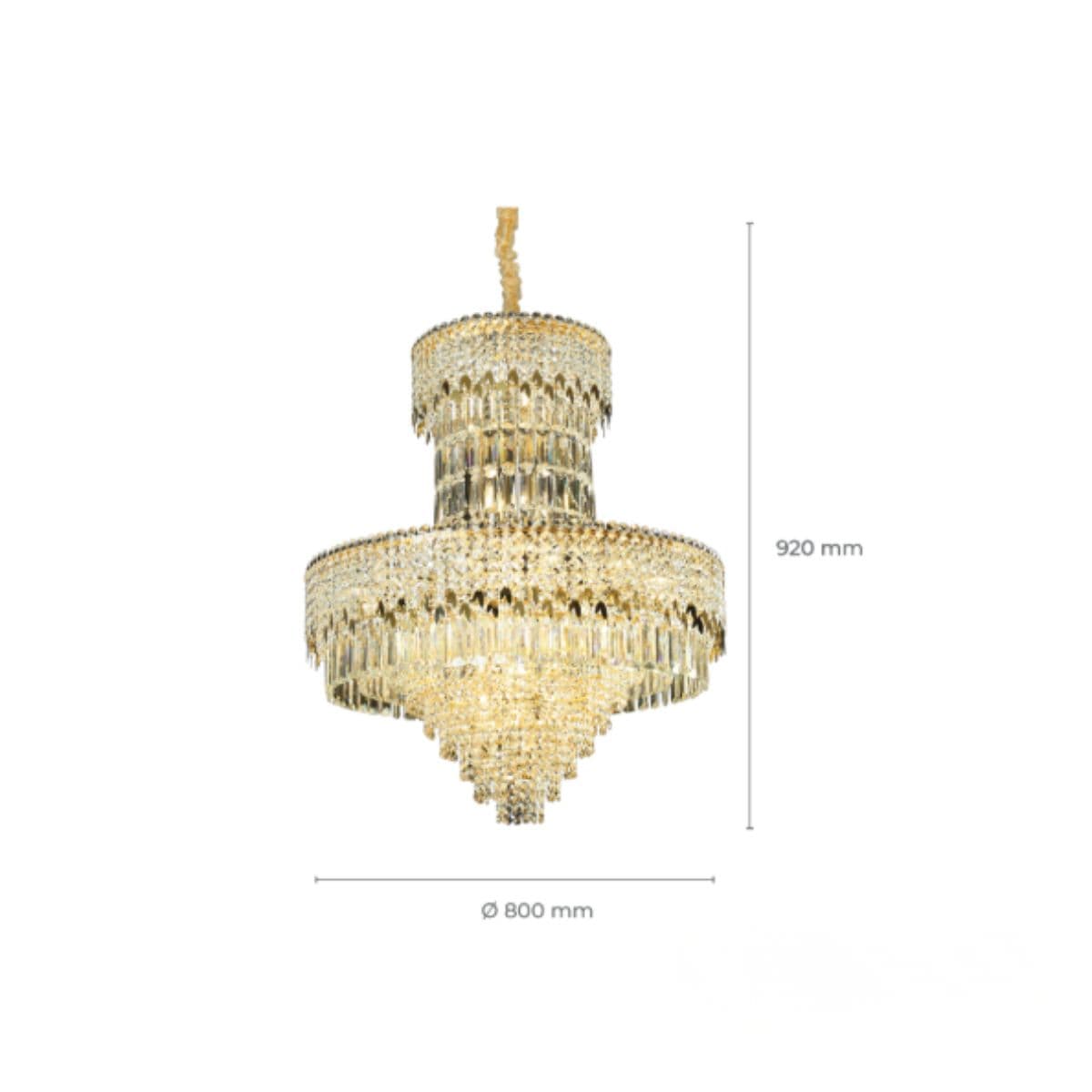 Lustre Cristal LTR-023 28xE14 Ø80cm l Nitrolux
