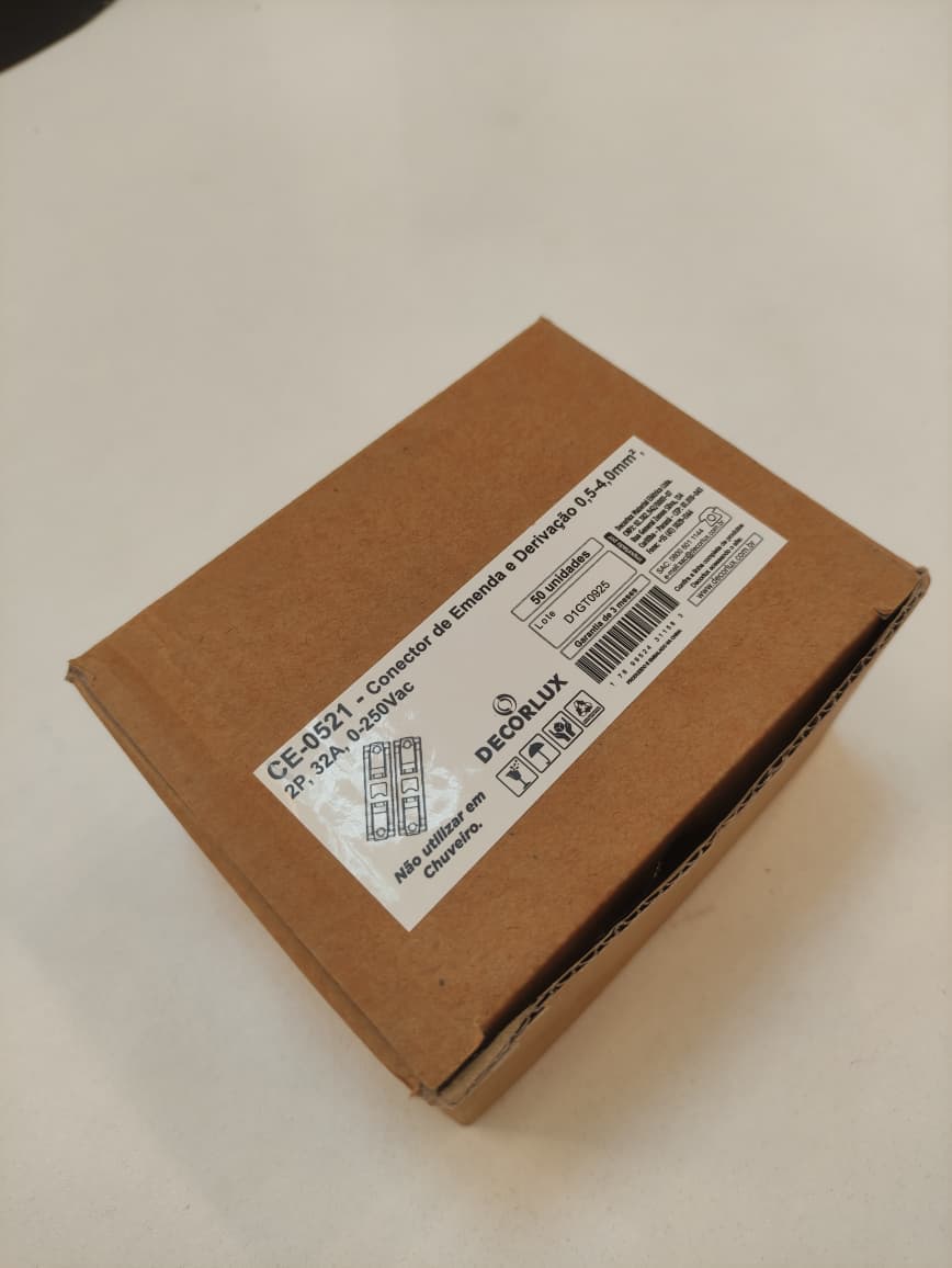 50 Conector de Emenda e derivação CE-0521 0,5-4 mm 2P 32A Decorlux