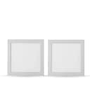 Painel LED Embutir 18W 4000K Kit 2 Unidades