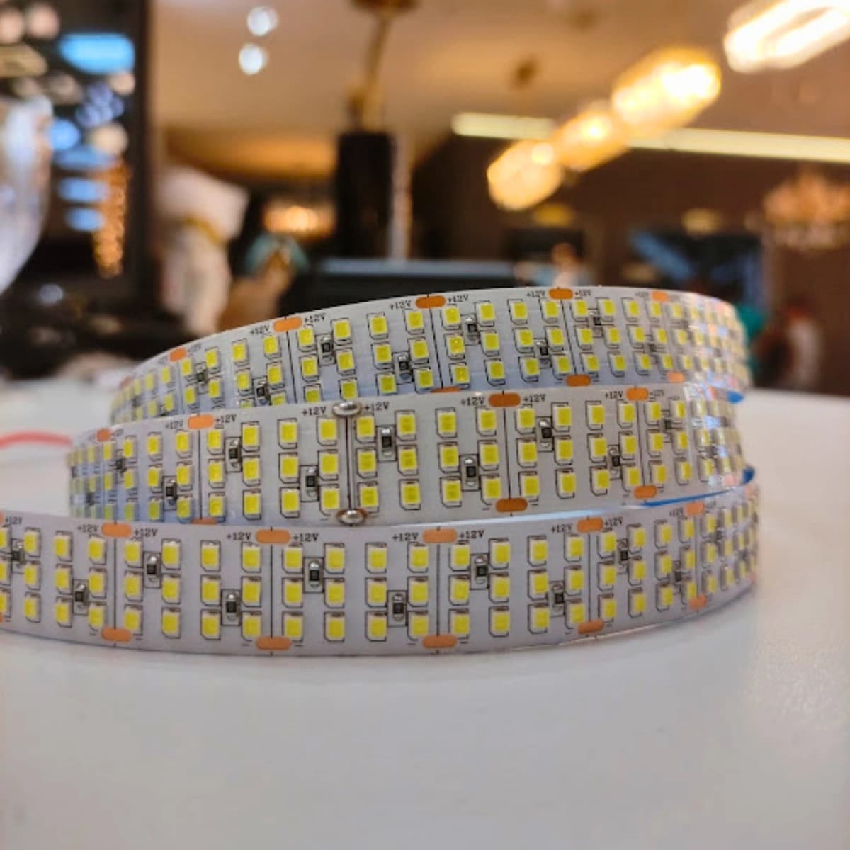 Fita LED SMD 624 12V 36W 3000K IP20 5m Alto Brilho Inluss