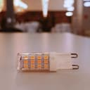 Lâmpada LED G9 MakLED 3W 220V – Branco Quente 2400K