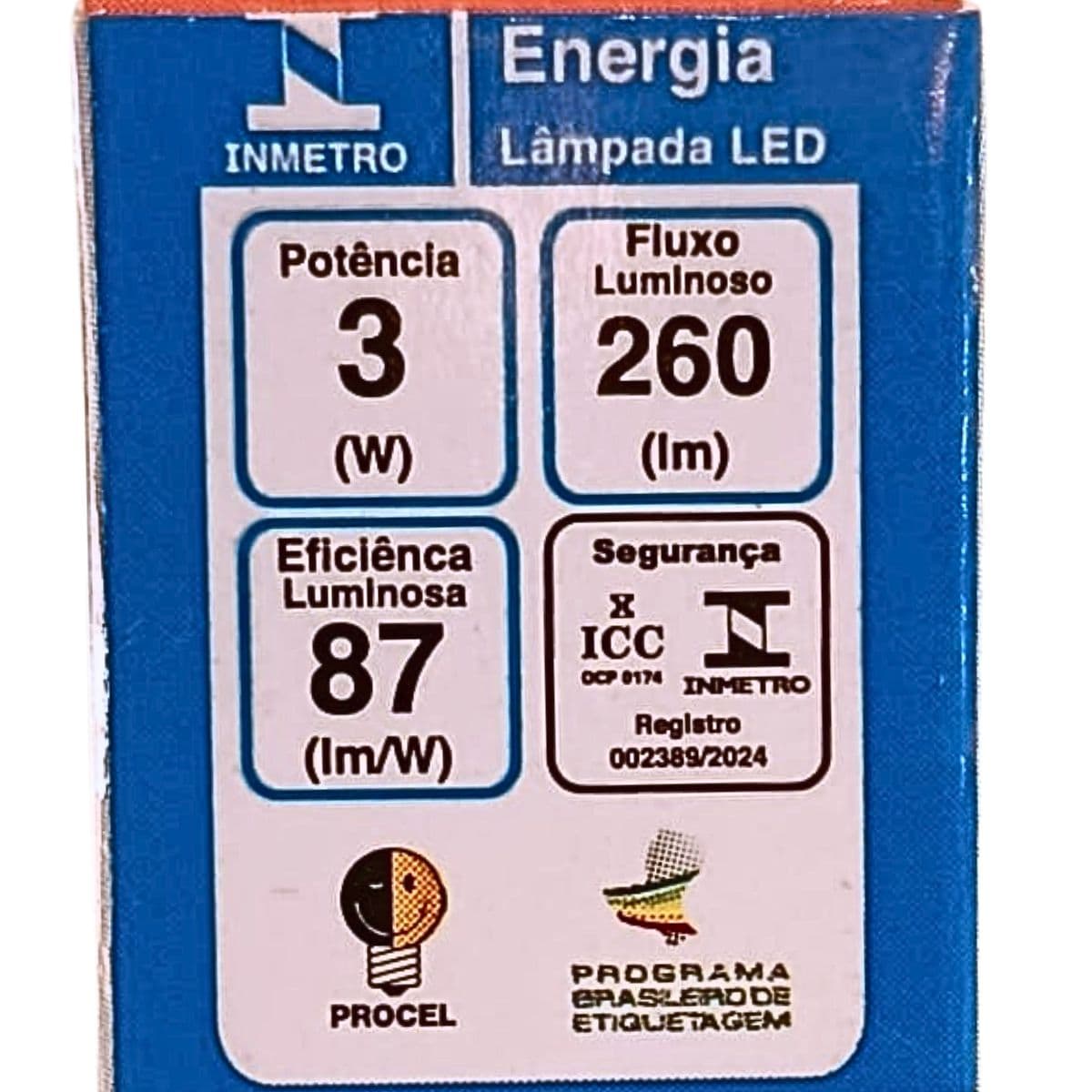 Lâmpada LED G9 MakLED 3W 220V – Branco Quente 2400K