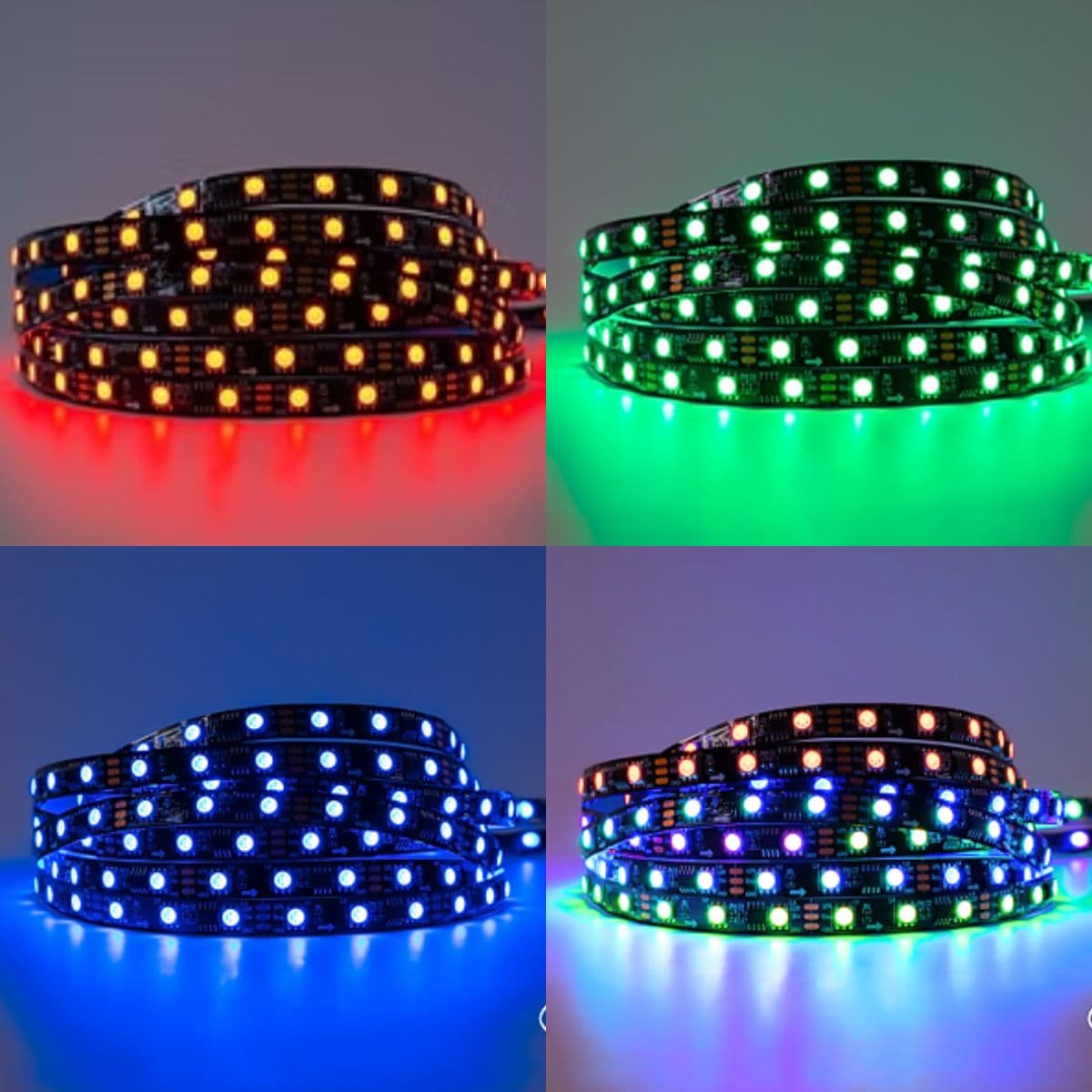 Fita LED RGB 4D Black 60 LEDs 12V 5m com Controladora – VLX