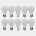 10 Lampadas Bulbo 9W E-27 6500K - Mak LED