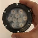 Spot Refletor LED 8W 3000K Plastico IP65 Preto - Iluctron