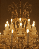 Lustre de Cristal Maria Thereza 48 Braços