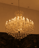 Lustre de Cristal Maria Thereza 48 Braços
