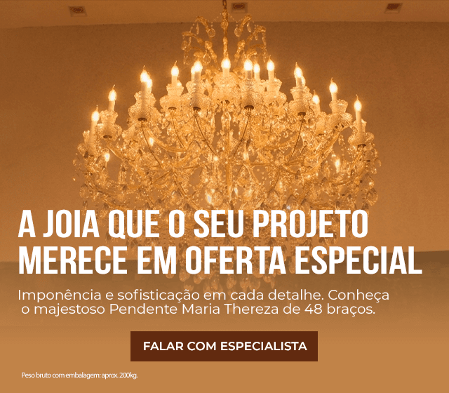 Lustre de Cristal Maria Thereza