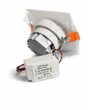 Spot LED Embutir Quadrado 3W 3000K - Branco Quente
