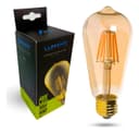 Lâmpada LED Filamento 4W Pêra ST64 2400K - Lumanti Branco Quente