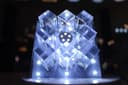 Arandela Crystal Led 6000k Xp1194 Ac85-265v Azul-claro
