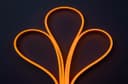 Fita Led Neon Flexível Laranja 5m - Black Vip Laranja 12