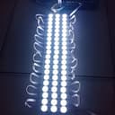 Kit 1000 Módulos LED 3 LEDs com Lente 1,5W 6500K 12V - Para Letra Caixa Branco Frio