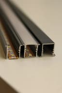 Perfil U 1mt 12mm Embutir C/led 12v 6000k