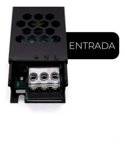 Fonte Slim 12V 10A 120W Capa Preta Mayler