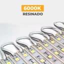Caixa 200 Módulos LED SMD5730 Resinado 0,75W 6000K - Luz Sollar Branco Frio
