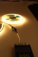 Kit Fita Cob 320/252 Leds 3k/4k + Fonte/conectores Branco-quente 12v/220v 12v